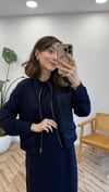 LACİVERT 5976 BOMBER ELBİSE TAKIM 