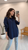 LACİVERT 6221 KIRAŞLI GÖMLEK 