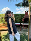 LACİVERT 6330 KETEN YELEK 