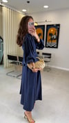 LACİVERT 6551 KOL PİLE DETAY ETEK TAKIM