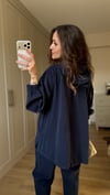 LACİVERT 6649 FERMUARLI KAP 
