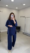LACİVERT 6724 KESİK DETAY TAKIM