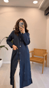 LACİVERT 6811 BAĞCIK DETAY KAP 