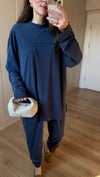 LACİVERT 7061 PAÇA DETAY TAKIM 