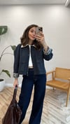 LACİVERT 7111 KISA TRENÇKOT 