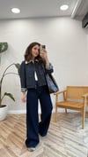LACİVERT 7111 KISA TRENÇKOT 
