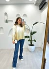 LACİVERT 71337 TAŞLANMIŞ FLARE PANTOLON