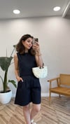 LACİVERT 7262 BLUZ ŞORT TAKIM