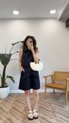 LACİVERT 7262 BLUZ ŞORT TAKIM