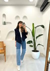 LACİVERT 7344 KISA CEKET 