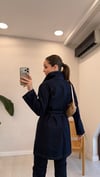 LACİVERT 7507 DENİM TRENÇ