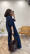 LACİVERT 7556 NAKIŞ DETAY PANTOLON 