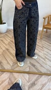 LACİVERT 7631 TAŞ DETAY DENİM PANTOLON 