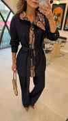 LACİVERT 8684 ETNİK DETAY TAKIM 