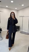 LACİVERT 9264 KUŞGÖZÜ DETAY KAP 