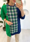 LACİVERT-BENETTON CHANEL GARNİ SWEAT 