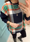 LACİVERT GARNİLİ SWEAT