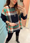 LACİVERT GARNİLİ SWEAT