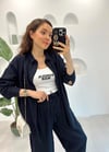 LACİVERT GÖMLEK TAKIM
