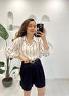 LACİVERT KEMERLİ ŞORT 