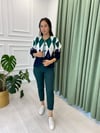 LACİVERT-NEFTİ 1019 BAKLAVA DESEN HIRKA