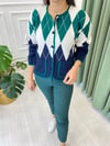 LACİVERT-NEFTİ 1019 BAKLAVA DESEN HIRKA
