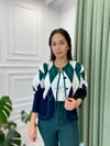 LACİVERT-NEFTİ 1019 BAKLAVA DESEN HIRKA