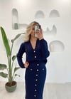 LACİVERT ÖRME 2'Lİ TAKIM 