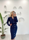 LACİVERT ÖRME 2'Lİ TAKIM 