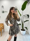 LEOPAR 1384 MİNİ ELBİSE