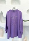 LİLA GOFRELİ SWEAT 