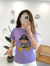 LİLA TEDY TAŞLI TSHIRT