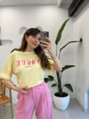 LİMON SARI-PEMBE 1036 TSHİRT 