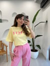 LİMON SARI-PEMBE 1036 TSHİRT 