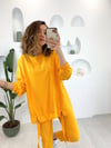MANGO NAKIŞLI ETEK UCU DETAYLI TAKIM
