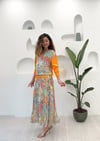 MANGO ŞAL DESEN BAMBU TUNİK 