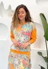 MANGO ŞAL DESEN BAMBU TUNİK 