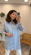 MAVİ 0695 ÇİZGİLİ GÖMLEK 