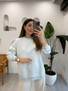 MAVİ 1000 YIRTMAÇ DETAY SWEAT 
