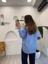 MAVİ 1761 ÇİZGİLİ  GÖMLEK
