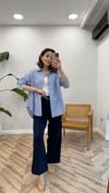 MAVİ 2443 ÇİZGİLİ GÖMLEK