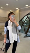 MAVİ 5799 TAŞLI GÖMLEK 