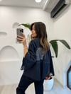 MAVİ 5816 FİLELİ KISA KOT CEKET