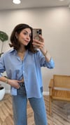 MAVİ 7970 ÇİZGİLİ GÖMLEK 