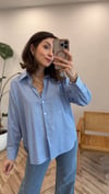 MAVİ 7970 ÇİZGİLİ GÖMLEK 
