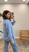 MAVİ 7970 ÇİZGİLİ GÖMLEK 