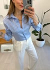 MAVİ-BEYAZ 34285 GÖMLEK 