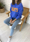 MAVİ GIANTS YAZILI SWEAT