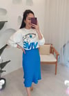 MAVİ İŞLEME DETAY SWEAT 
