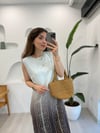 MAVİ -KAHVE 34552 LEOPARLI ELBİSE 